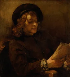 Titus van Rijn, taiteilijan poika, lukeminen