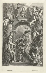 Pyhät Santa Maria in Vallicella -kuvan alla