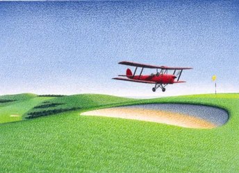 Runway, 2000, Värikynäpiirros paperille
