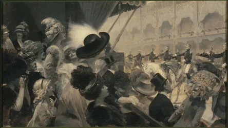 Sotilaallinen hyväntekeväisyysfestivaali: Grand-Palais-karuselli, 1910.