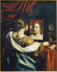 Turhamaisuus tai nuori nainen wc:ssä, c. 1626