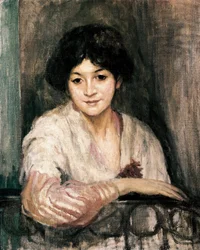 Kuva. Ricard Canals i Llambi (1876-1931) maalaus, öljy kankaalle, impressionismi
