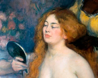WC, yksityiskohta. Ricard Canals i Llambi (1876-1931) maalaus