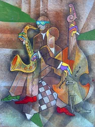 Abstrakti jazz-esitys