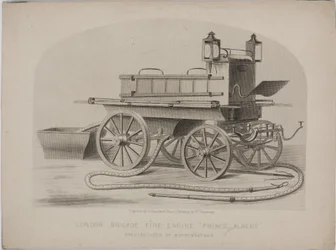 Lontoon prikaatin paloauto "Prince Albert", n. 1880