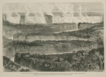 Victoria Falls, Afrikka, n. 1855