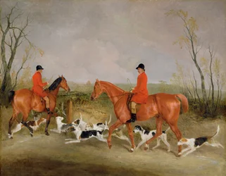 George Mountford, Huntsman to the Quorn, ja W. Derry, Whipper-In, John O