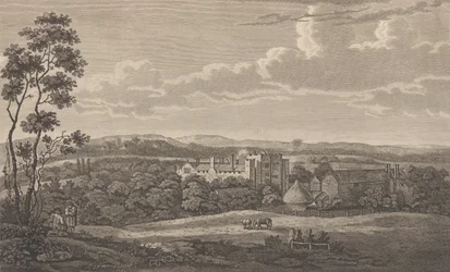 Heverin linna Kentin kreivikunnassa, Edward Hastedin teoksesta The History and Topographical..., 1777-90.