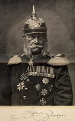 Vilhelm I 1797-1888, Preussin kuningas ja Saksan keisari, 90-vuotiaana 1887.