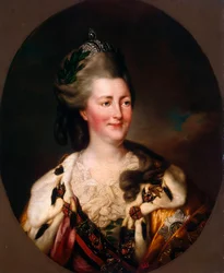 Keisarinna Katariina II:n muotokuva, 1729-1796, 1782.