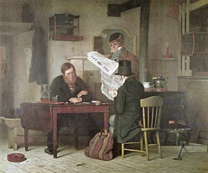 Lavaa odotellessa (väri litho)