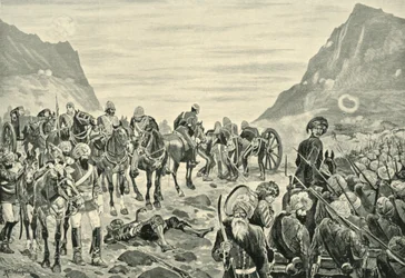 Hyökkäys Kuramin laaksossa 1901.