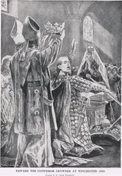 Edward The Confessor kruunattiin Winchesterissä vuonna 1043 elokuvasta "Hutchinson