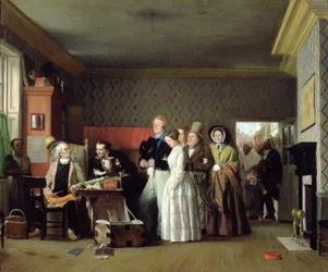 Merimiehen häät, 1852 (öljy kankaalle)