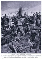de Montfordin viimeinen asema Eveshamissa AD1265, 1920-luku.