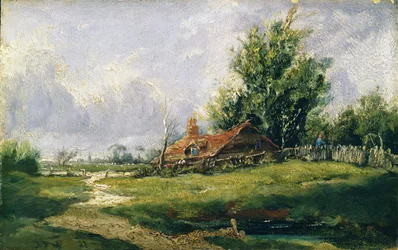 Maisema, n.1837 (öljy puulle)