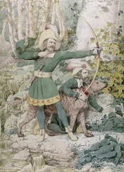 Luonnos Robin Hoodista, 1852