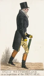 "Näkymä Westmorelandista tai vaikutelma salaisesta sinetistä", 1821