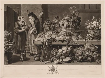 Neljä markkinaa: Hedelmämarkkinat, 1775.