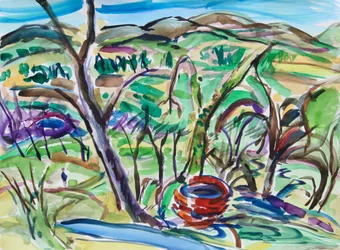 The Red Well, 2021 (wa/c paperilla)