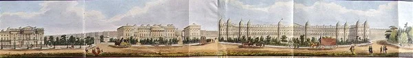 Clarence Terrace ja Sussex Place, yksityiskohta "Panoramic View around the Regent
