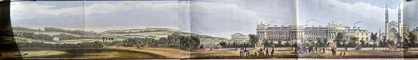 Hampstead ja Gloucester Terrace, yksityiskohta "Panoraamanäkymä Regent