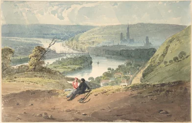 Rouen, näkymä Bon-Secoursista