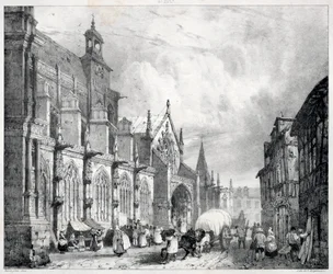 Kuvankauniita ja romanttisia matkoja muinaisessa Ranskassa, Normandiassa..., 1824.