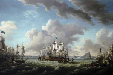 Yhdysvaltain itsenäisyyssota (1775-1783), noin 1782 (öljy kankaalle).