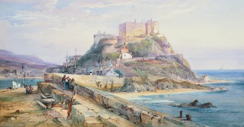 Mont Orgueilin linna, Gorey, Jersey, 1876