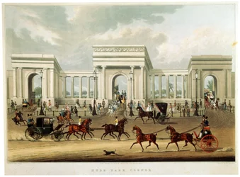 "Hyde Park Corner", 1828