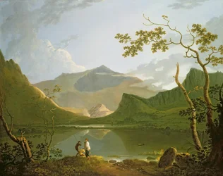 Snowdon (öljy kankaalle)
