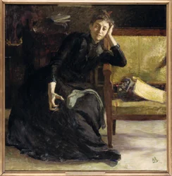 Taiteilija Eva Bonnier