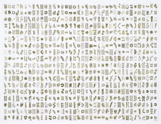 Micrarium No.10 , 2017 (tussi paperille)