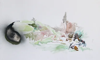 Kärpäsvinkki, 2015 (akvarelli)