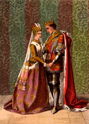 Englannin kuningas Henrik V kosii Katariina Valois