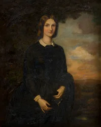 Selina Weld Foresterin muotokuva, Bradfordin kreivitär (1819-1894), n. 1839-1894 (öljy kankaalle)