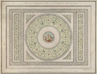 Headfort House, Irlanti: Saloon Ceiling