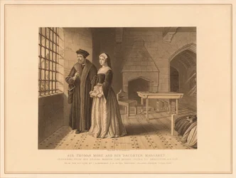 Sir Thomas More ja hänen tyttärensä Margaret, 1878