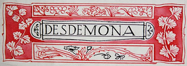 Desdemona, Anna Murphy Jamesonin Shakespearen sankaritarista
