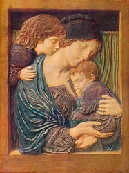 Äiti ja lapset, c1900