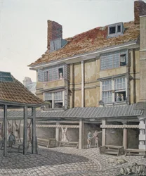 Leadenhall Market, Lontoon kaupunki, 1814.