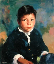 Little Half Breed (öljy kankaalle)