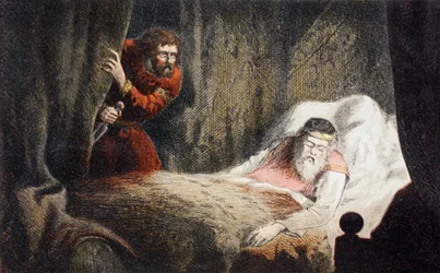 Macbeth valmistautuu murhaamaan kuningas Duncanin