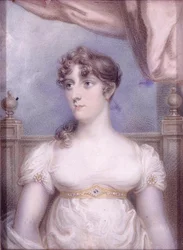 Rouva Robert Fulton, n. 1810-1815 (akvarelli norsunluulle)