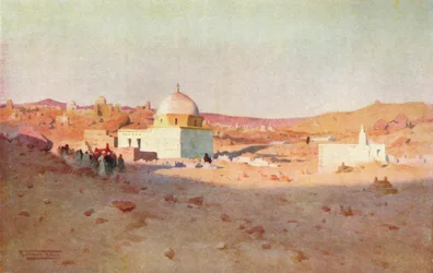 Cufic Cemetery, Assuan, c1880, 1904