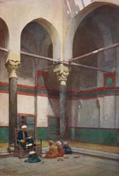 Sulttaani Kelaunin moskeijan Sebeel, c1880, 1904