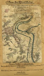 Toinen hyökkäys Fort McAllisteriin Ogeechee-joella, Georgia LOC gvhs01.vhs00278