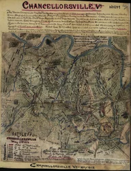 Chancellorsvillen taistelu, Virginia, 2. ja 3. toukokuuta 1863 LOC gvhs01.vhs00299