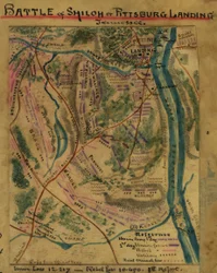 Shilohin taistelu tai Pittsburg Landing, Tennessee LOC gvhs01.vhs00313